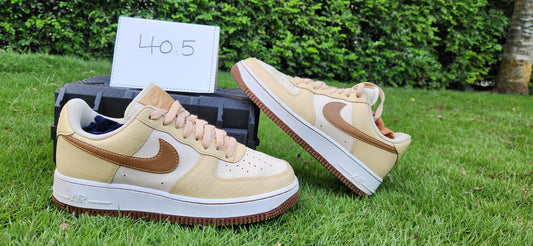 Nike Air Force 1 Low 'Sanddrift/Gum' Leather Sneakers – EU 40.5